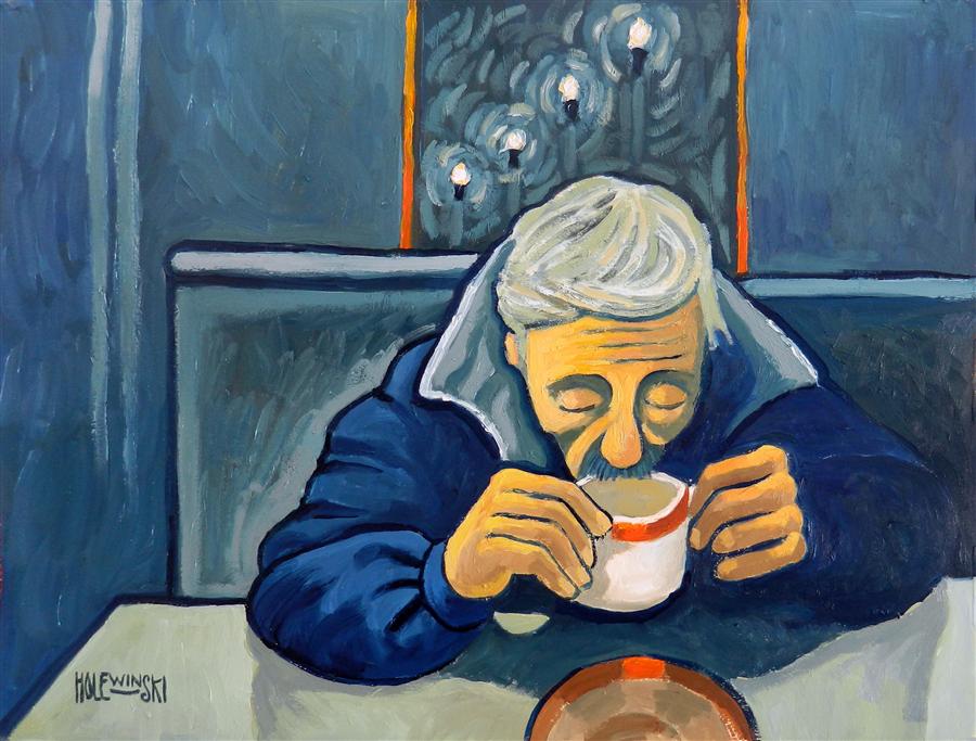 Late Night Coffee Shop by Robert Holewinski