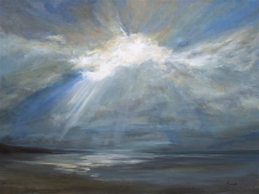 Angelic Light (30" x 40"), acrylic painting