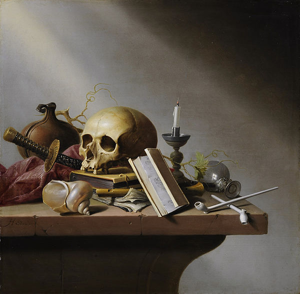 Vanitas Stilleven by Harmen Steenwijck, (1640)