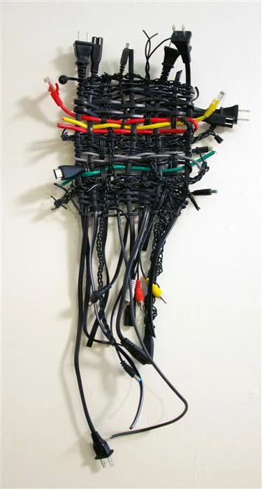 Discomforts:5 (23" x 10") by Peter Clouse, fiber artwork