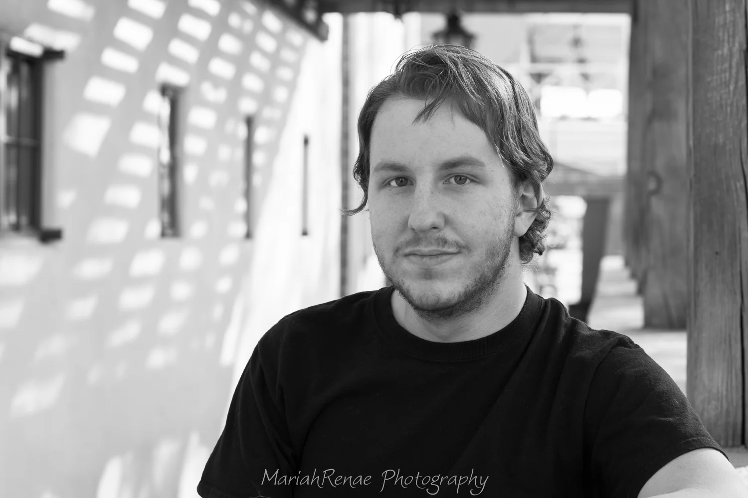 Albuquerque NM senior photography outdoors Old Town Cory - 1