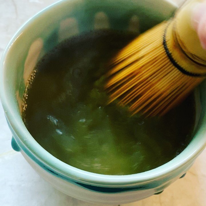 First time making matcha ... the experience was ... mixed. lol #matchaattempt #afternoonpickmeup