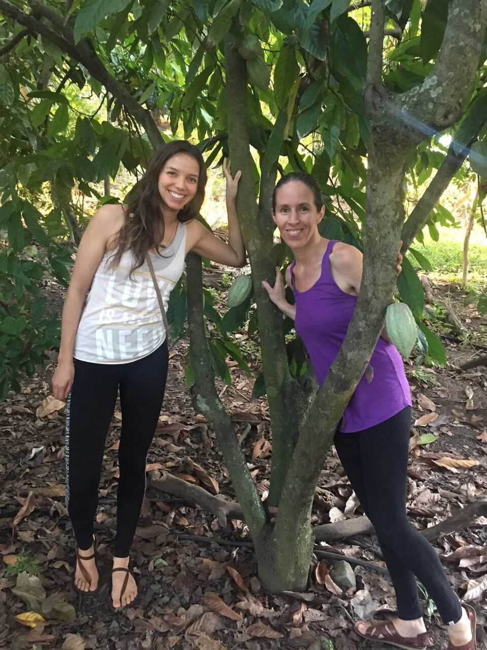 With Giovanna Garcia, 7 day retreat, November 2017.