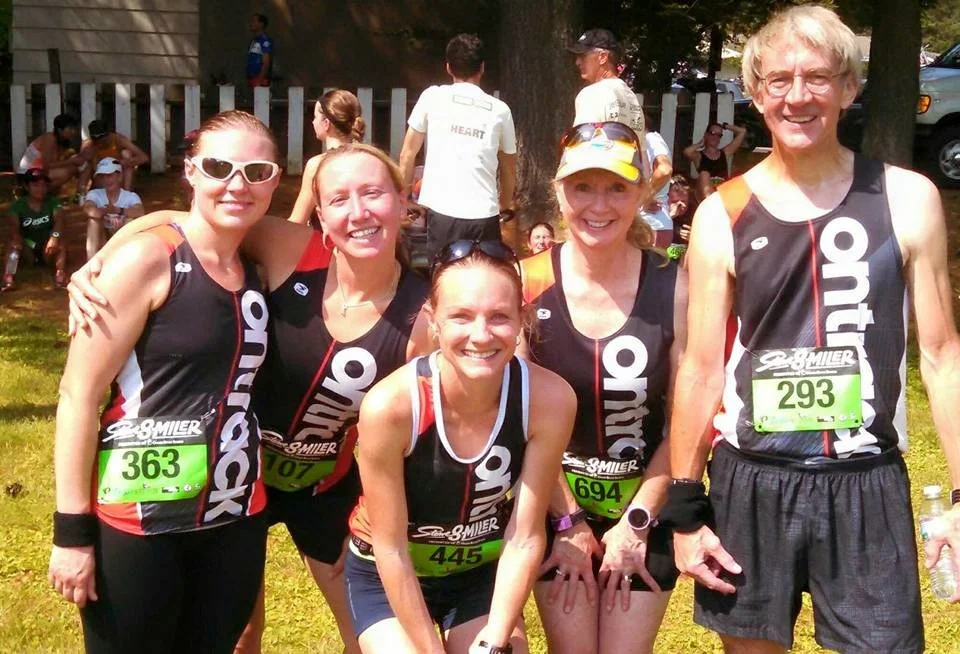 Diane (second from right) with OnTrack team