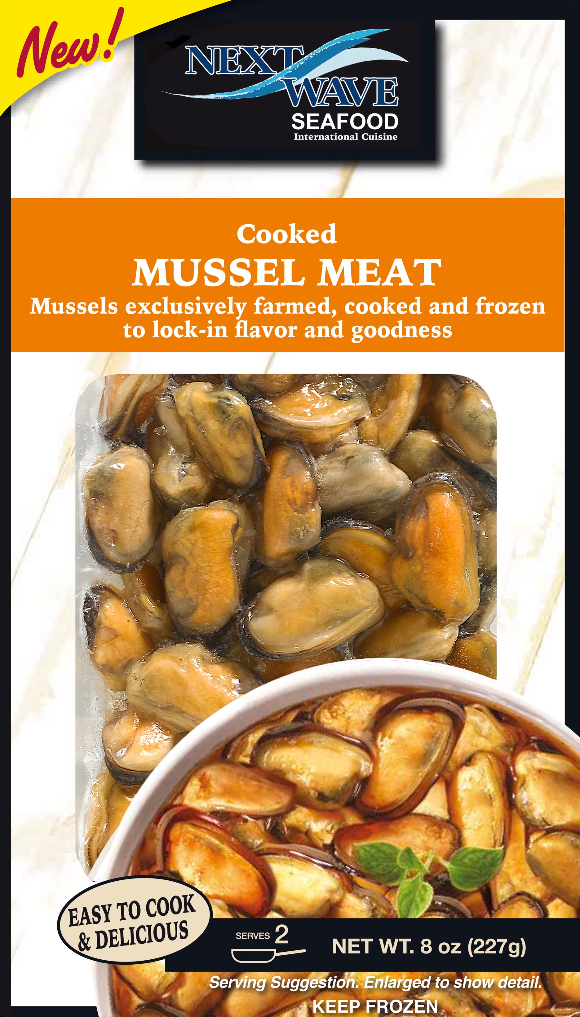 Cooked Mussel Meat Package