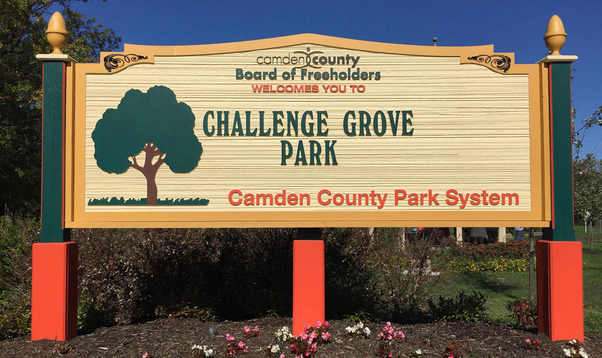 Award-winning Challenge Grove Park in Cherry Hill, New Jersey is the home of Jake's Place and Boundless Field - the home of the Camden County NJ Miracle League.