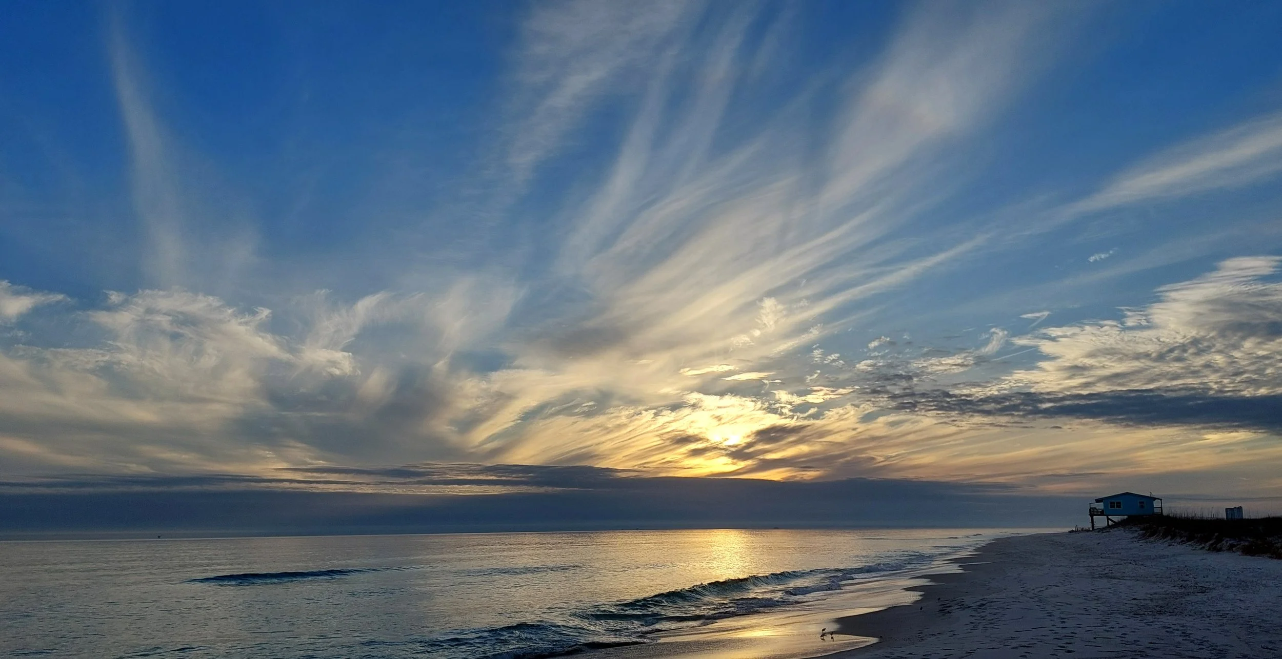  This work of art literally elicited tears of joy and praise to its Maker. Who but The Master Artisan could create such a work? Indeed, He composes forms in the expanse of the sky, shifts their colors, and splashes light upon them as He pleases. What