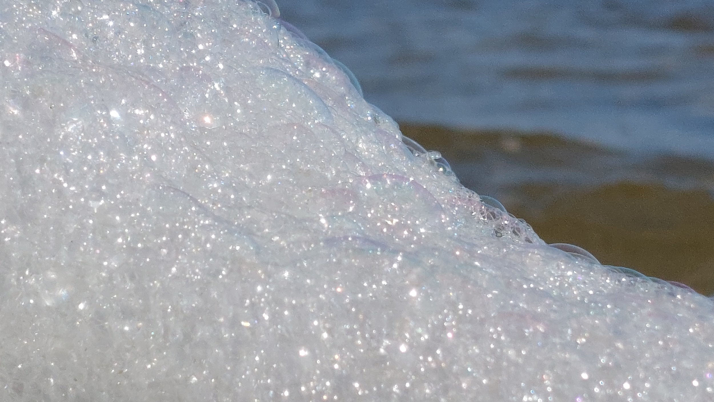  Sea foam. It’s ubiquitous at the beach. And like lots of beauty, its ubiquity means it often goes unnoticed. In an attempt to “practice what I preach,” I pushed back on this by stopping to commune with this otherwise “ignorable,” ubiquitous beauty. 