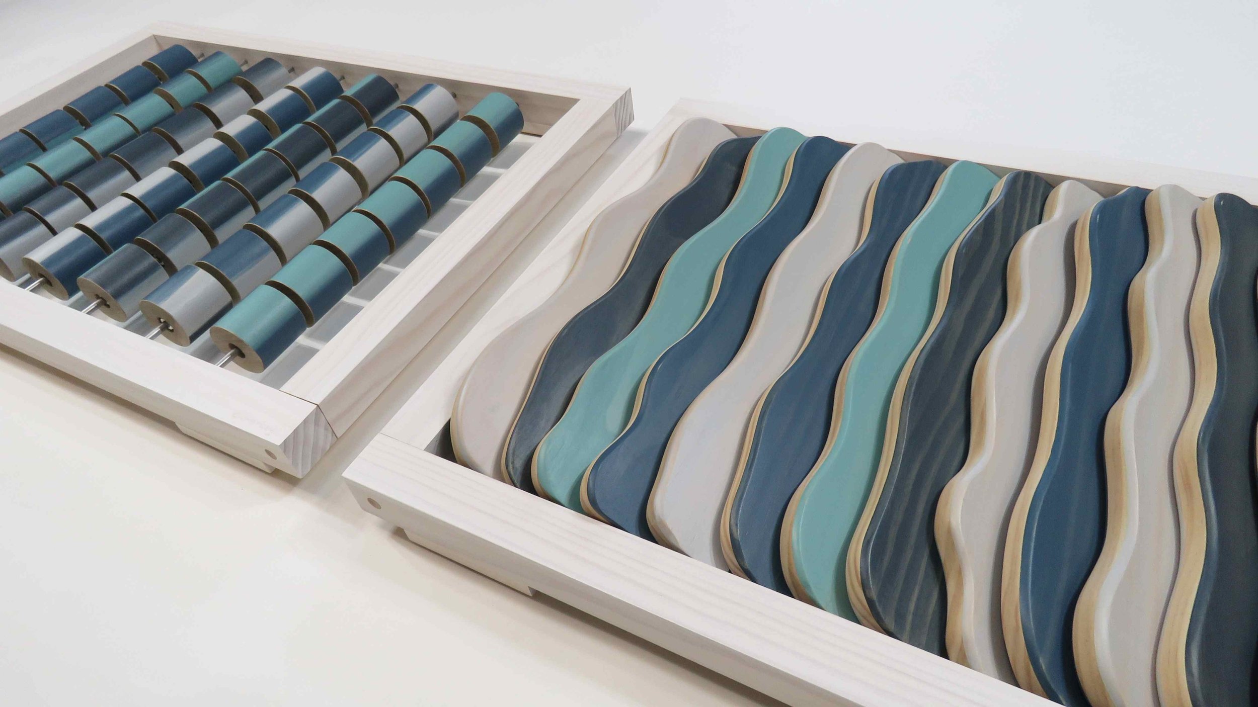 MATCHED Wandering Waves HEAVY DUTY &amp; Spinning Beauty (both 20x30x3)