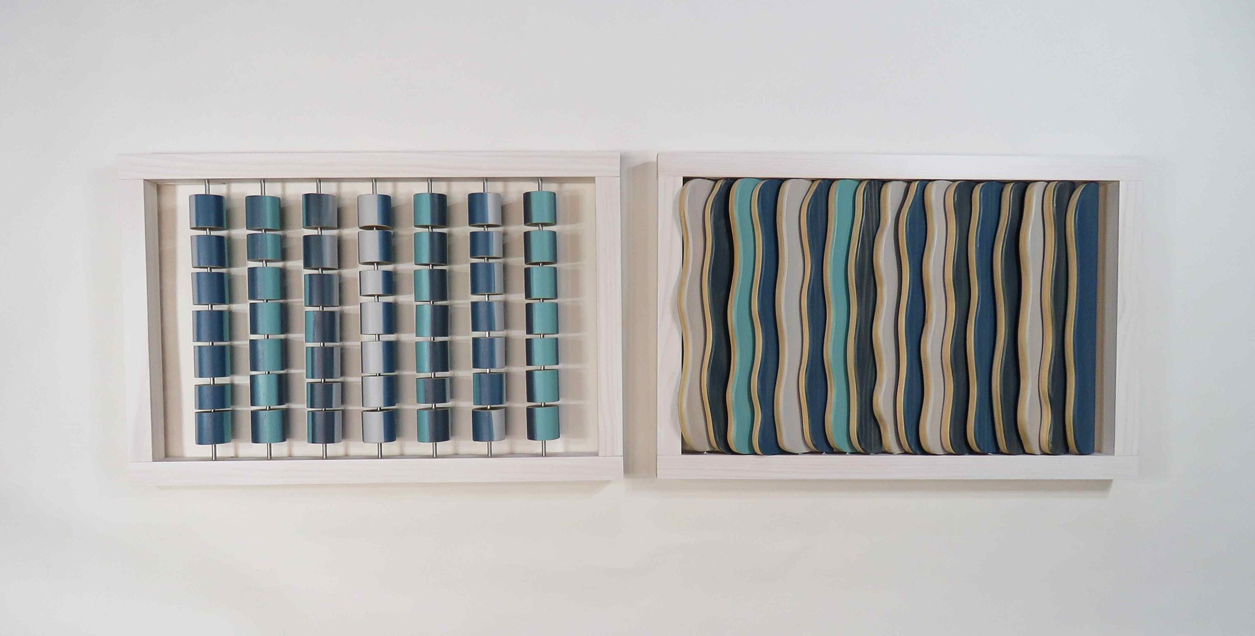 MATCHED Wandering Waves HEAVY DUTY &amp; Spinning Beauty (both 20x30x3)