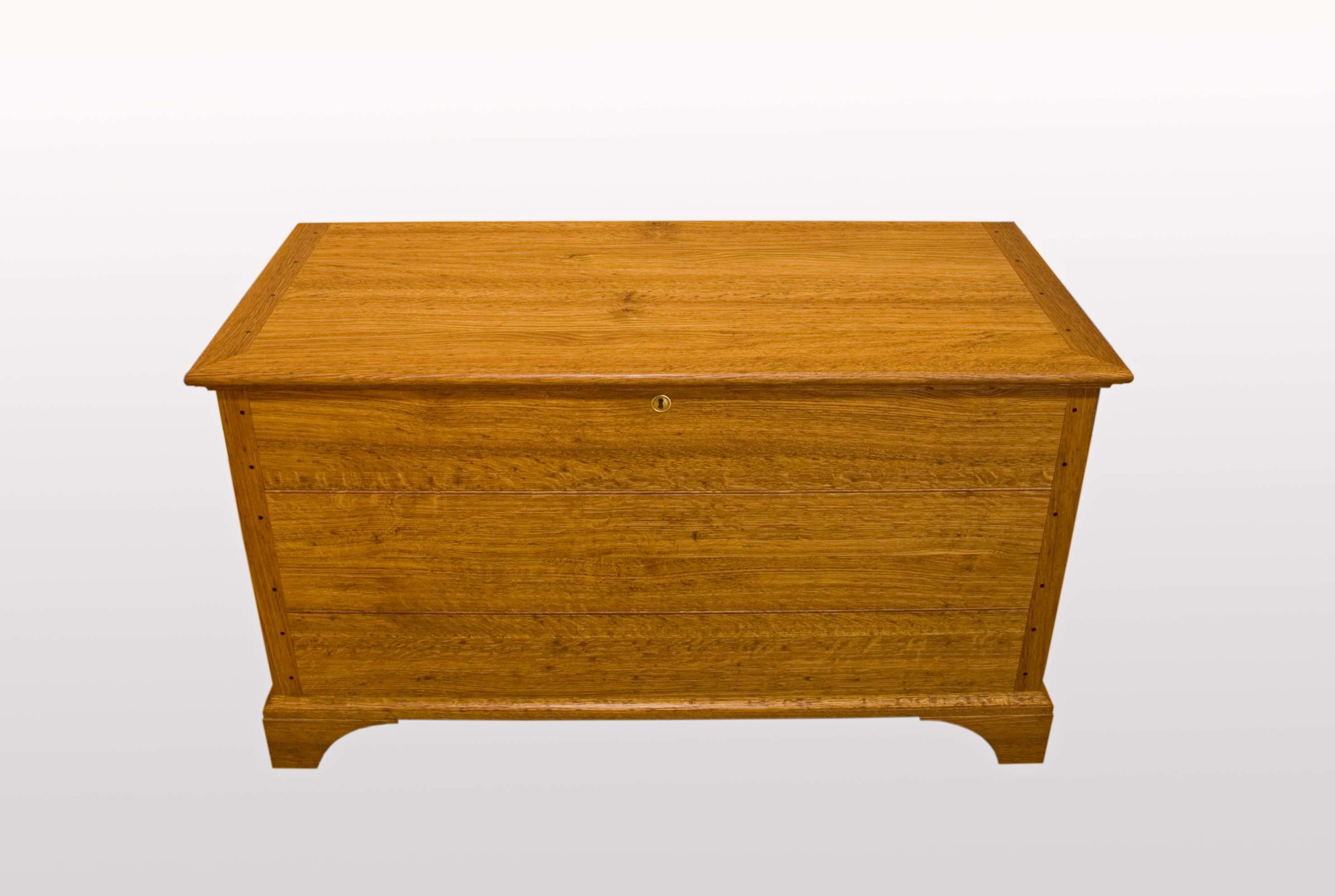  “Blanket chest”  Brown oak,cedar of Lebanon,rippled lime.   