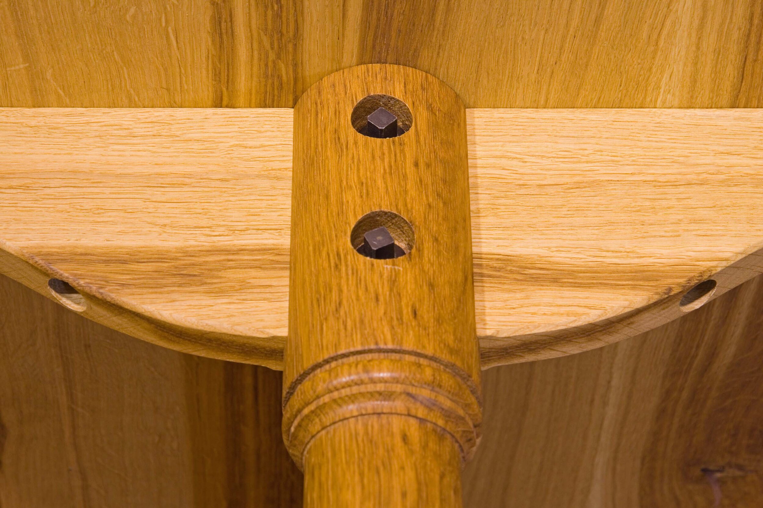 “Shaker trestle table”  Detail.   