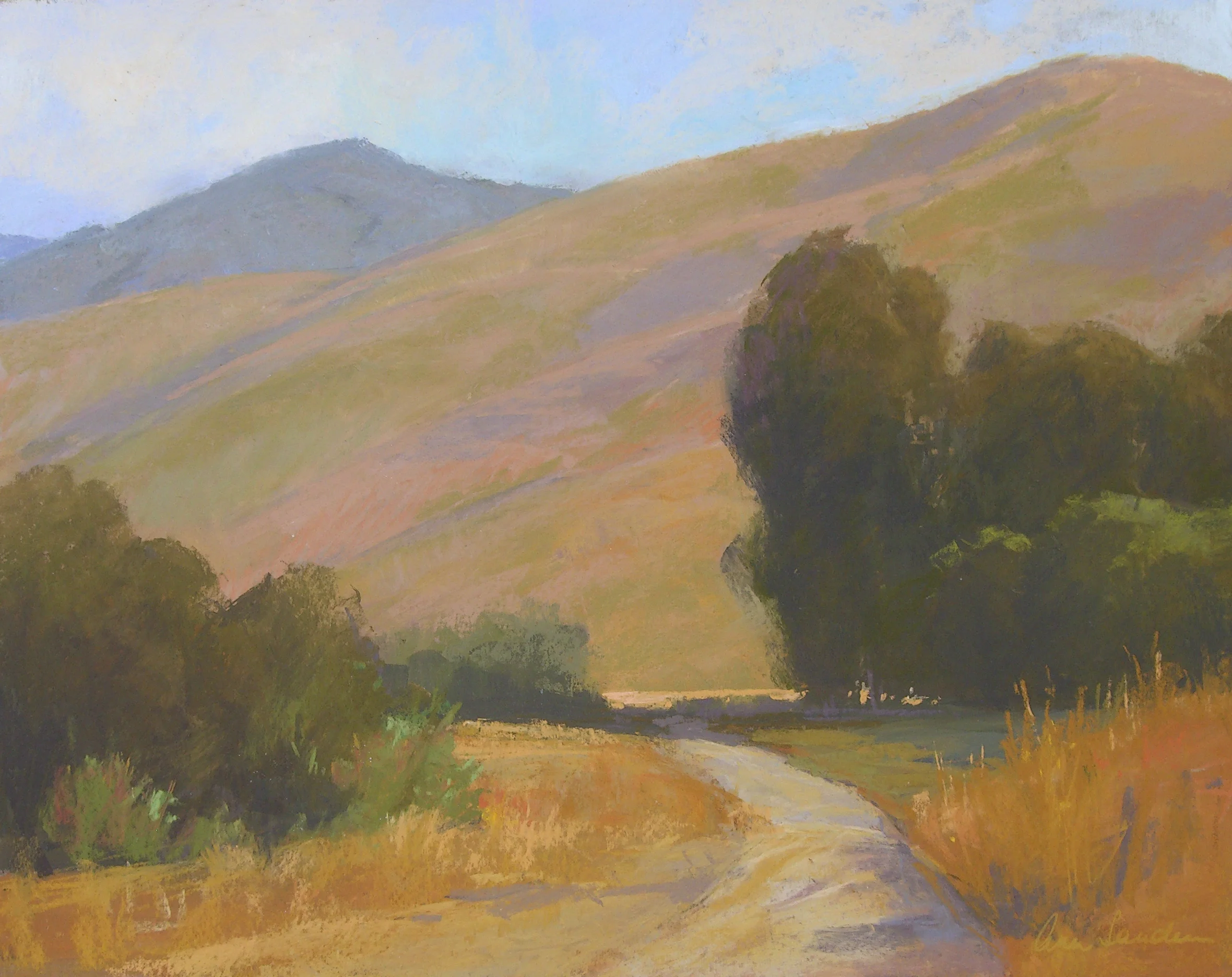 Hollister Ranch, pastel, 16x20 SOLD