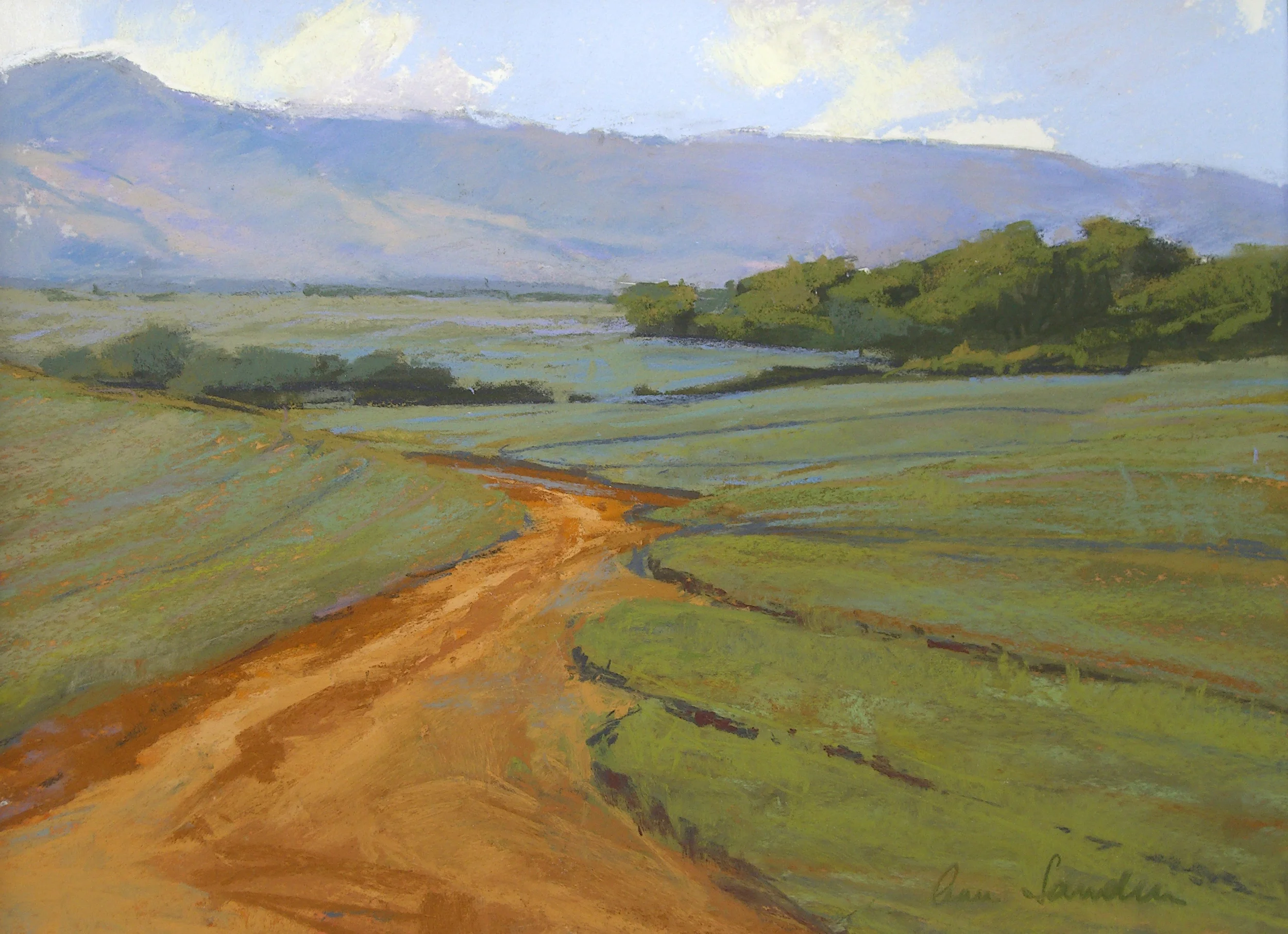 Upcountry, pastel, 12x16