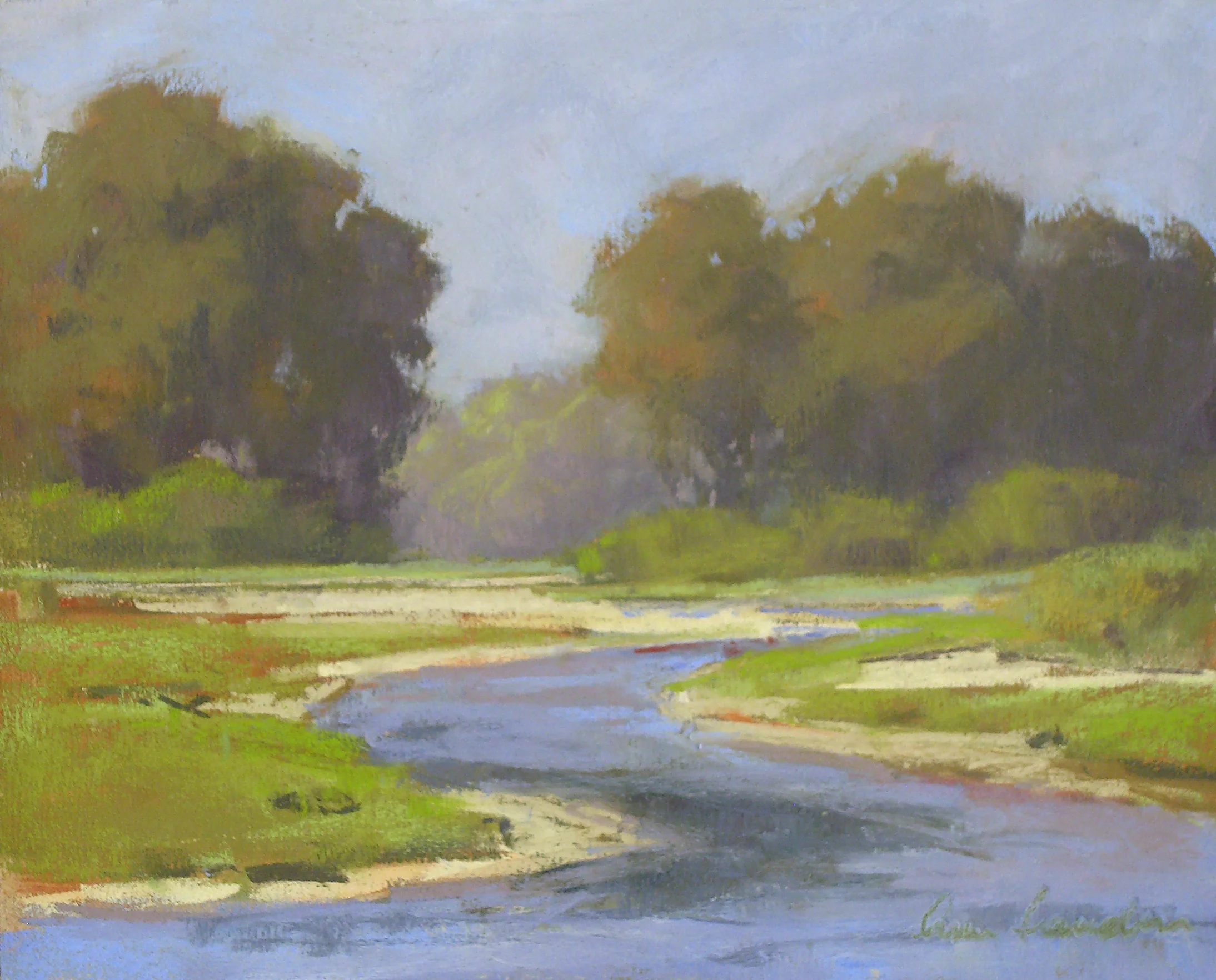Devereux, pastel, 8x10