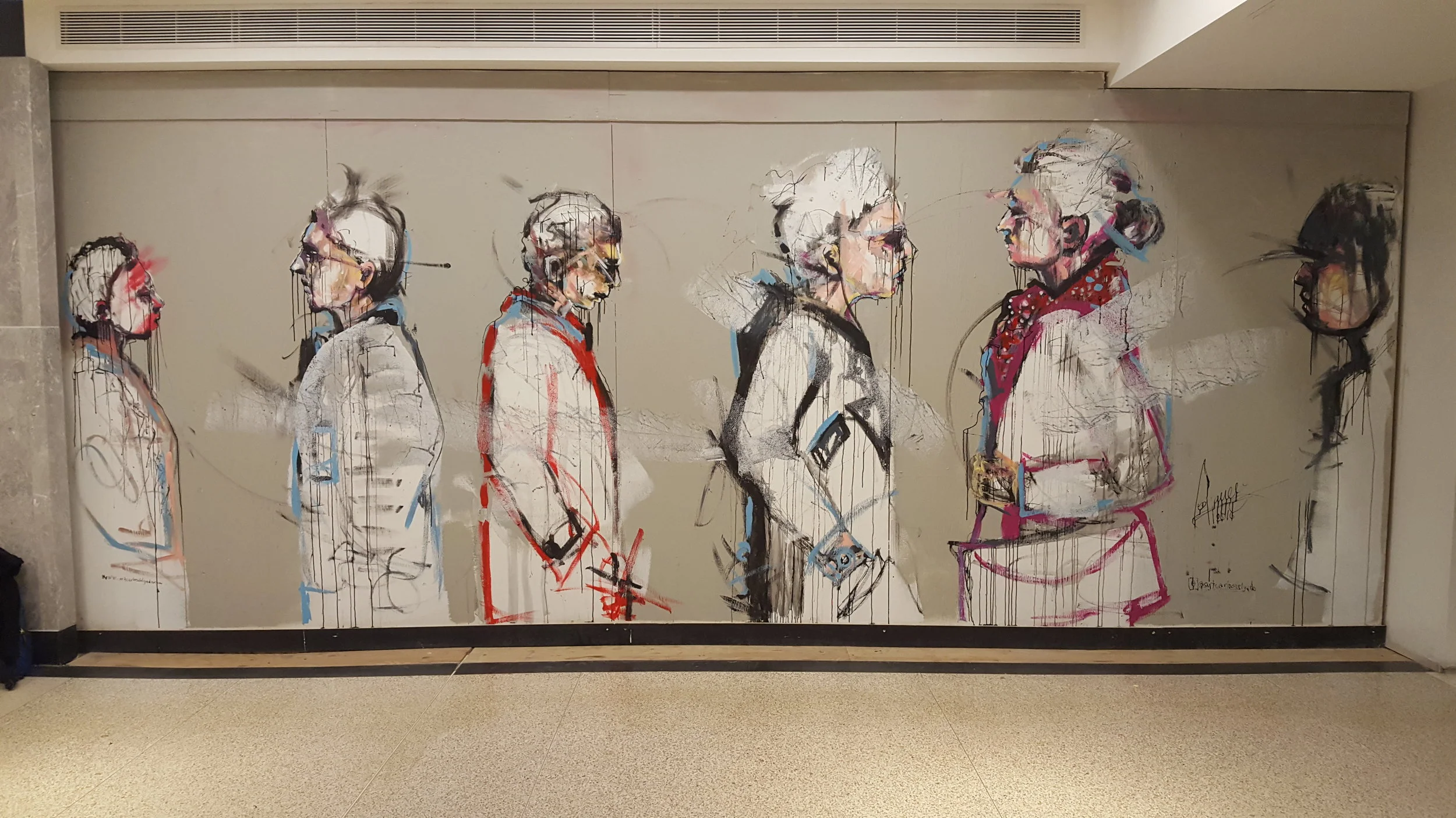 Constant Movement, 15' x 6', Union Station, Toronto