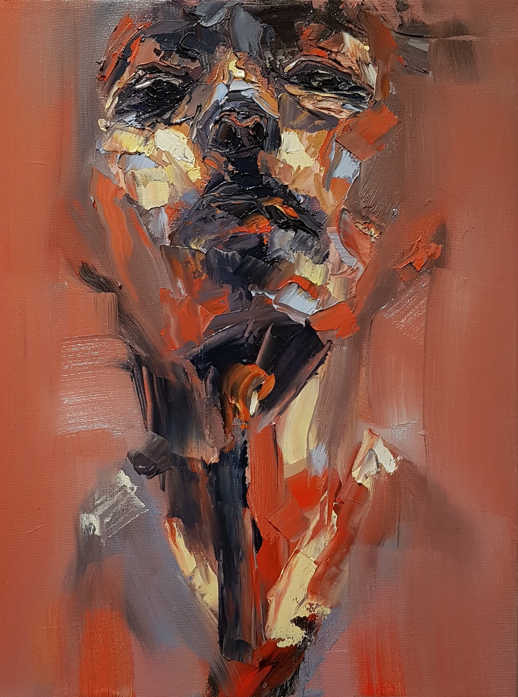 Focus # 2, 12" x 16" oil on canvas SOLD