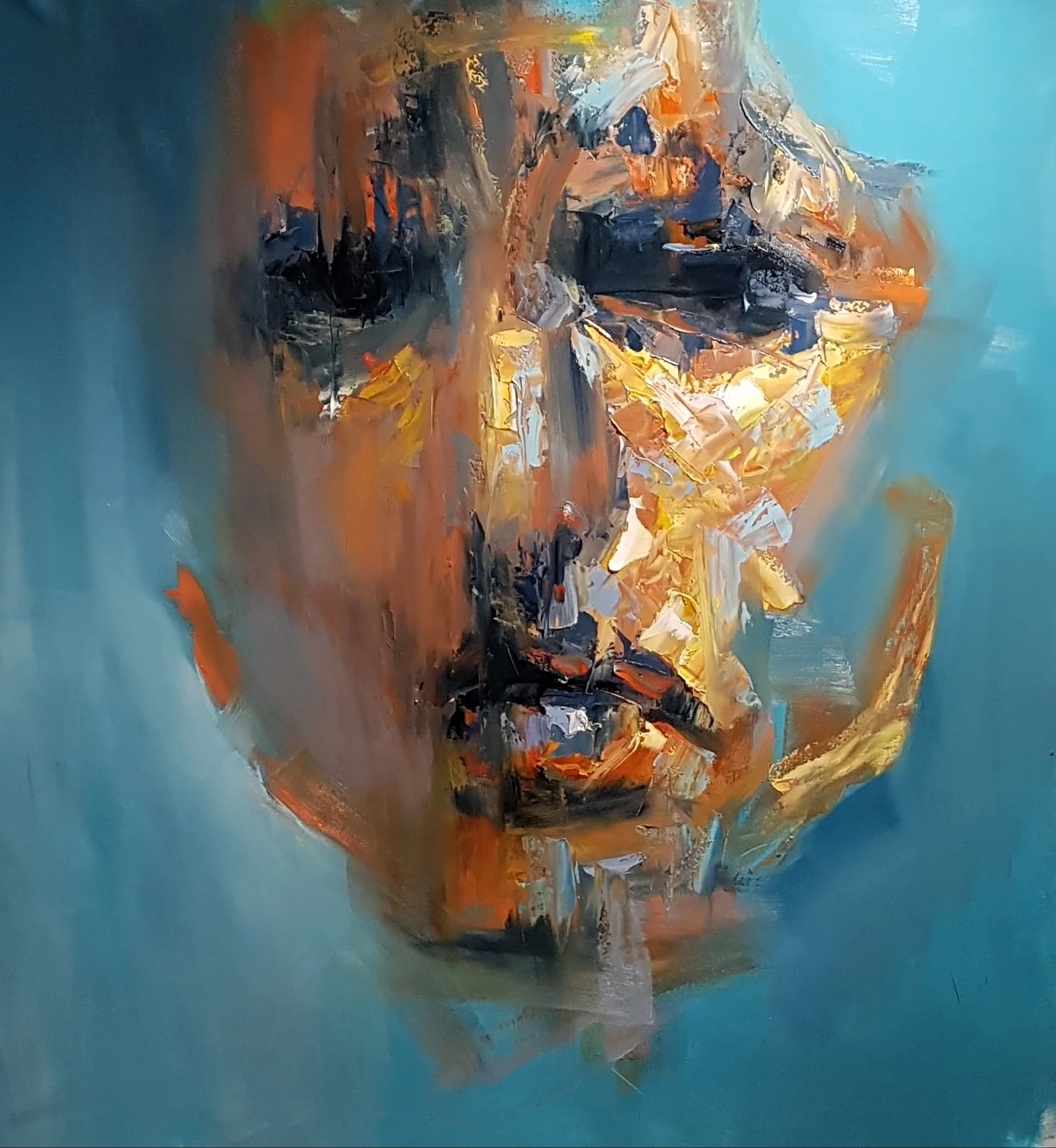 Determination, 48" x 60" oil on canvas SOLD