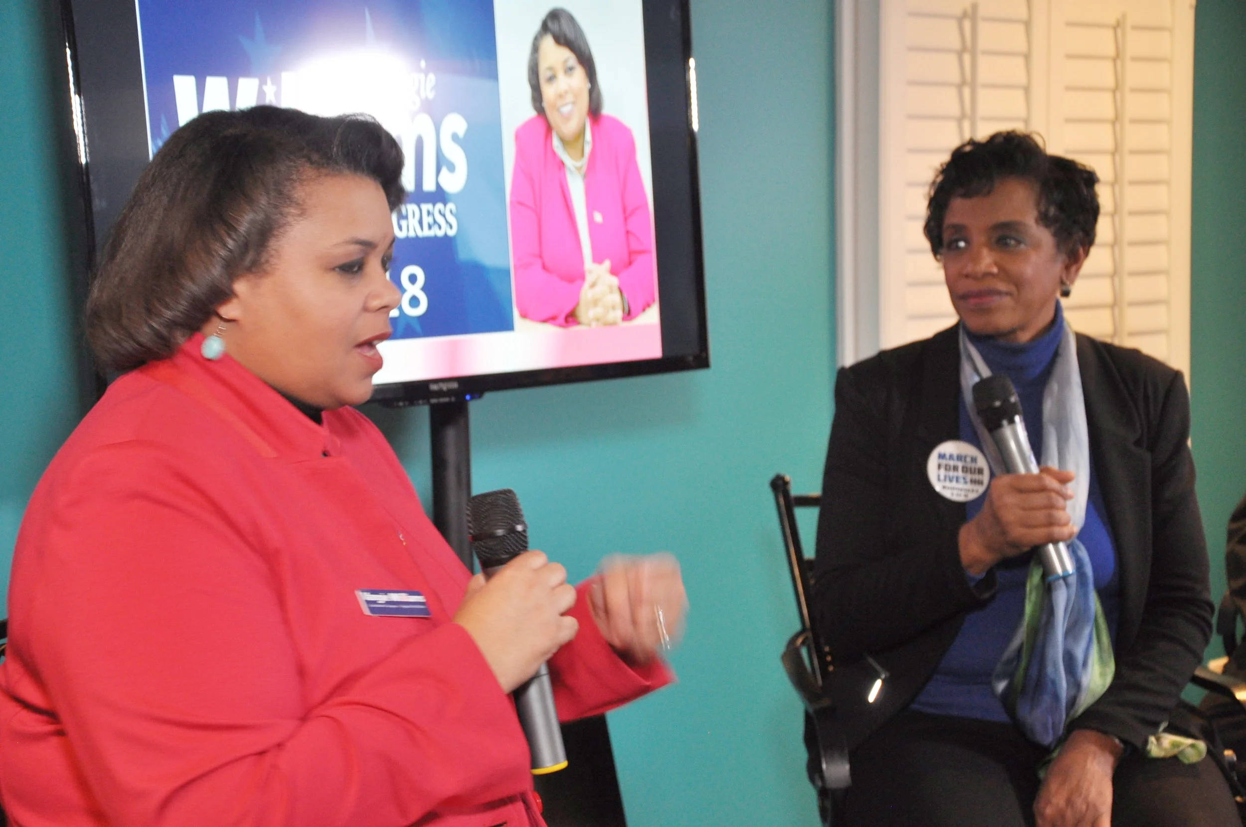 Vangie Williams sat for a brief interview with Donna Edwards