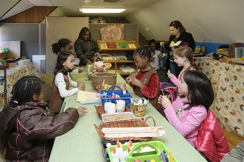 Scout and Family Day at the Beyond Needleart Exhibit