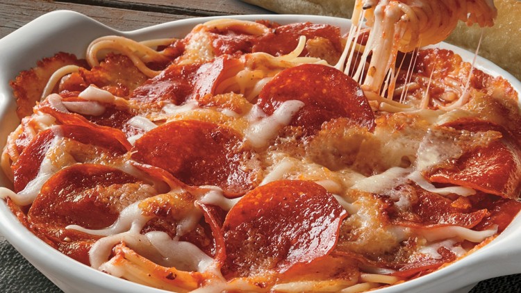 Fazoli’s Pizza Baked Spaghetti