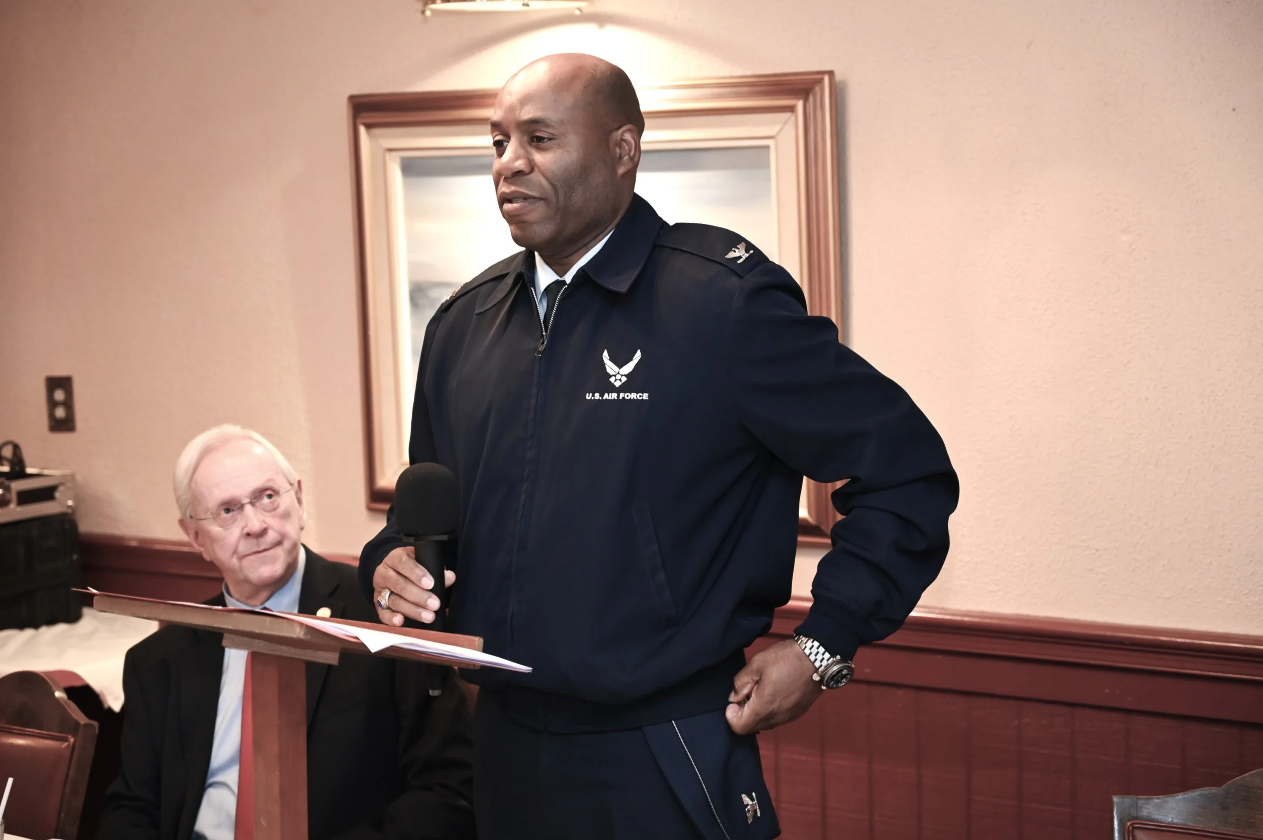 Honoring Col Randolph For A Job Well Done