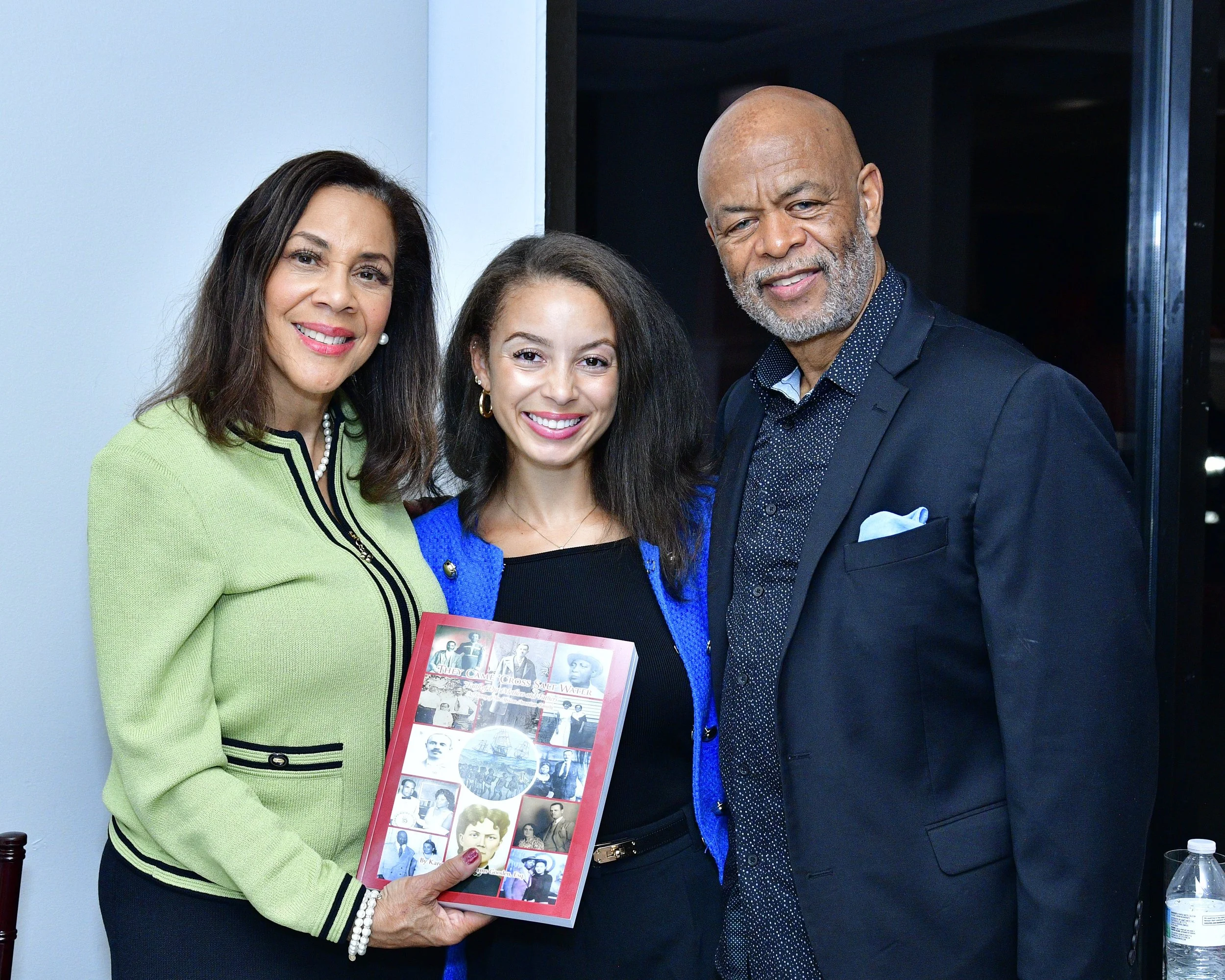 Author with cousins Dr. Sybil Jones and Dr. John "Toby" Jones, III.