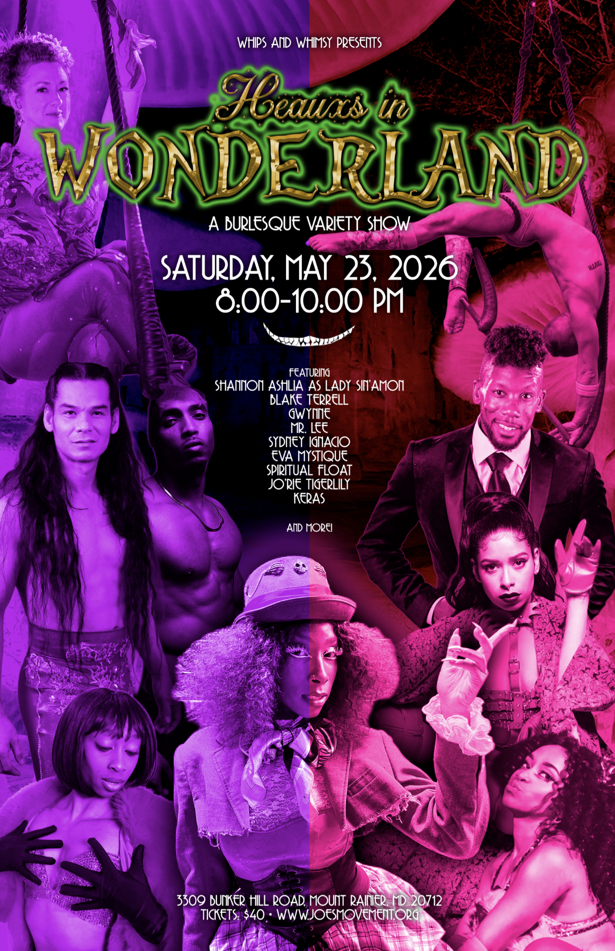 Spotlight Series Presents: Heauxs in Wonderland, A Burlesque Variety Show