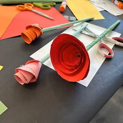 Paper Flower Sculptures