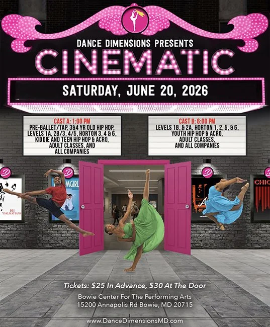 Dance Dimensions Presents: Cinematic Dance Concert