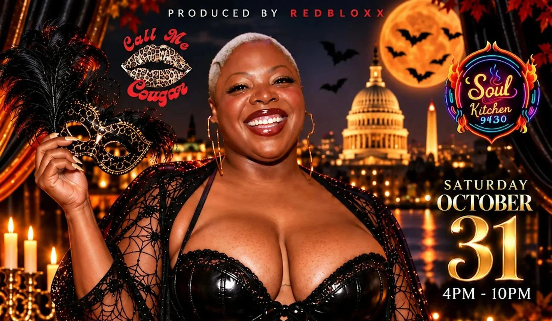 Call Me Cougar DMV Halloween Bash