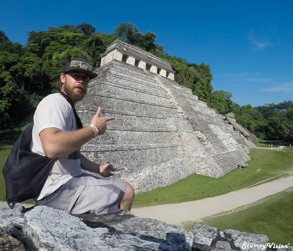 The ancient Mayan ruins of Palenque, Chiapas.