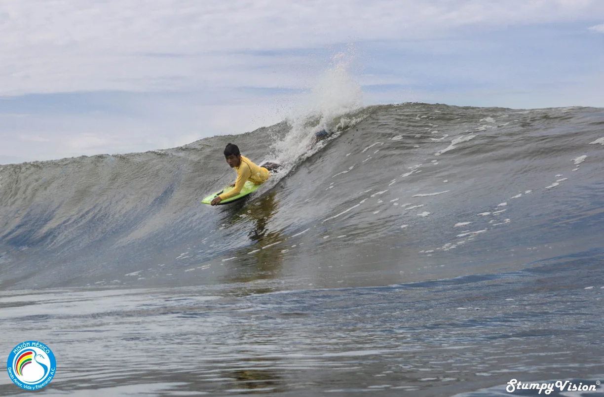 Victor charging on the boog.