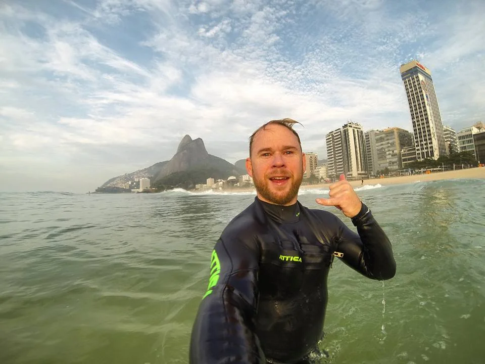 Living the dream in Rio.