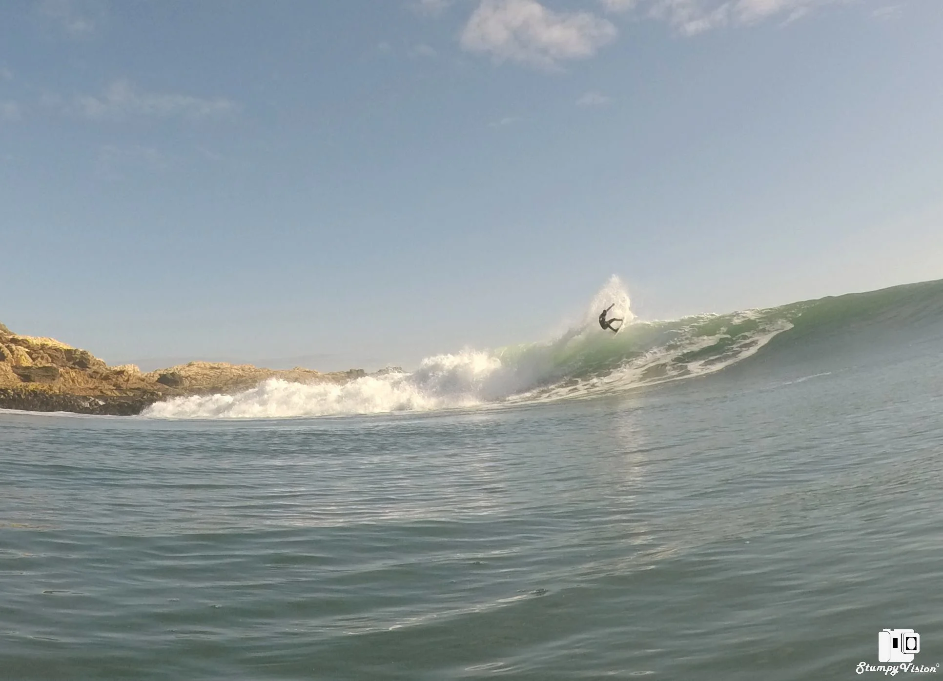 A local dominating his turf.