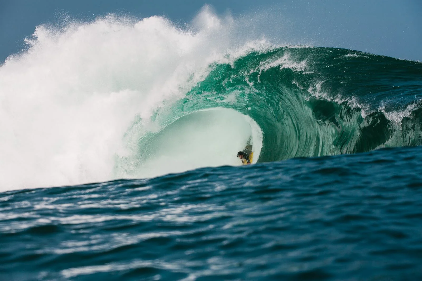An unidentified local attempts to escape the underworld. Photo courtesy of Chris Garden .