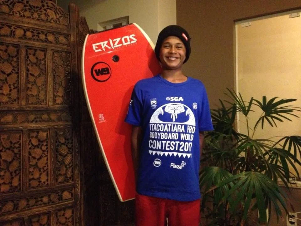 Despite of the challenges asscioated with the Favela life Thiago is always full of smiles.