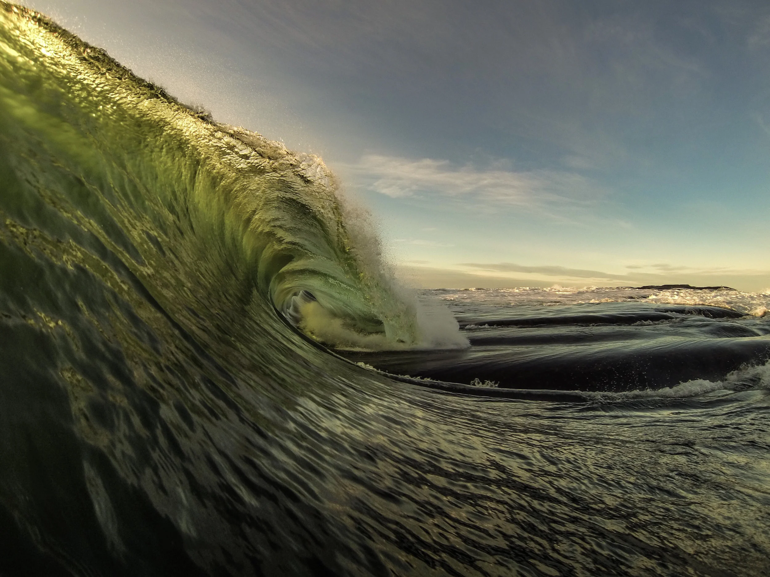 Risk versus reward in Norway, do you have the mettle? Photo by Stuart Barnett ( @bodyboardsweden ).