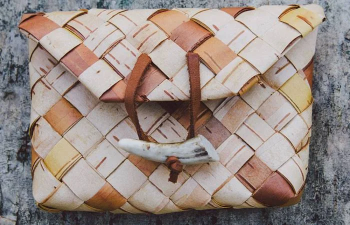 Birch Bark Pouches @North House Folk School