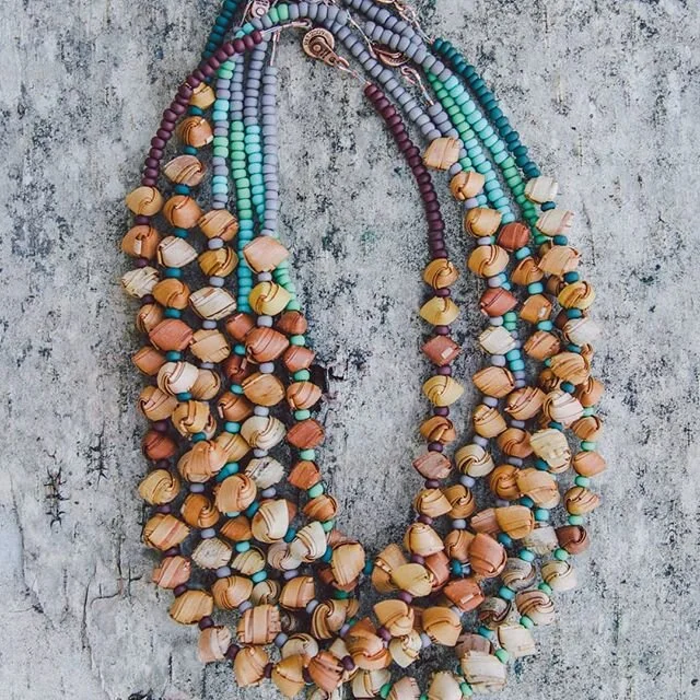 Birch Bark Necklace