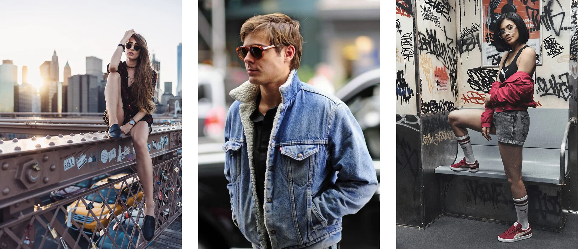 Images showing the INSPIRATION for the upcoming photo shoot. These images do not officially represent the Born In Brooklyn or Zero G Eyewear brands. 