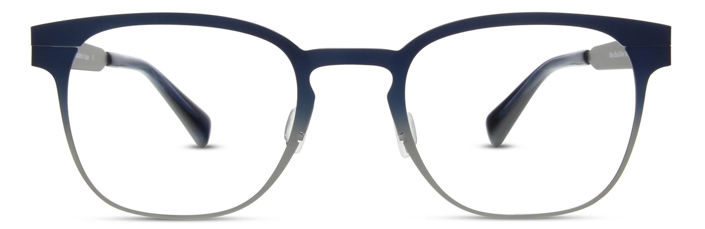 Navy Blue-Silver Gradient
