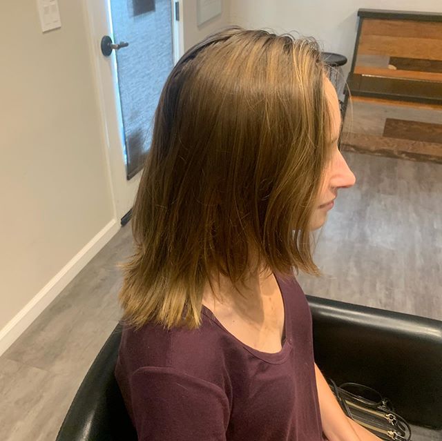 An amazing before and after. So much fun to cut this sweet girl. #glrsalon #pixiehaircut #santaclaritahairstylist @krisbly