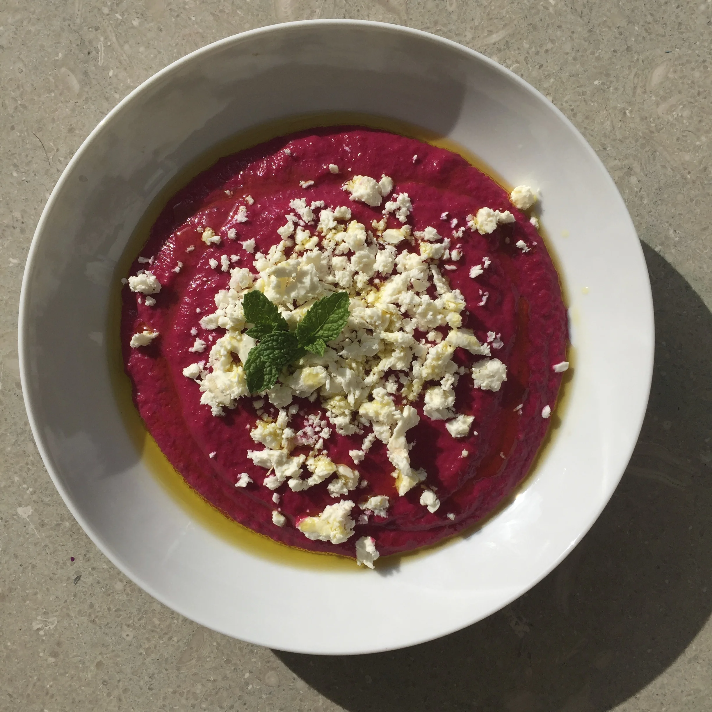Roasted Beet Baba Ganouj