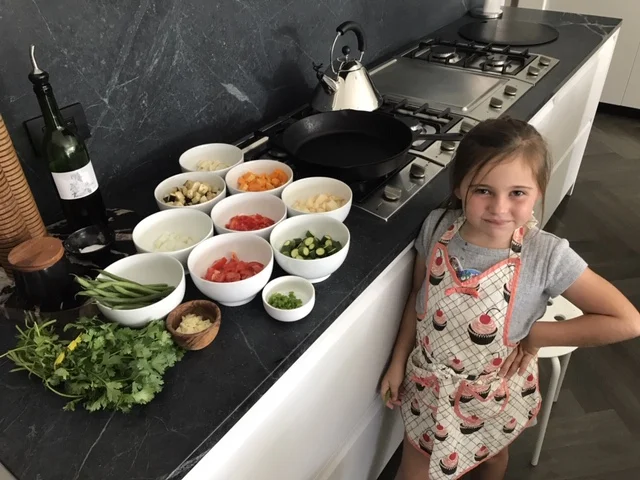 Making Ratatouille with a Young Chef