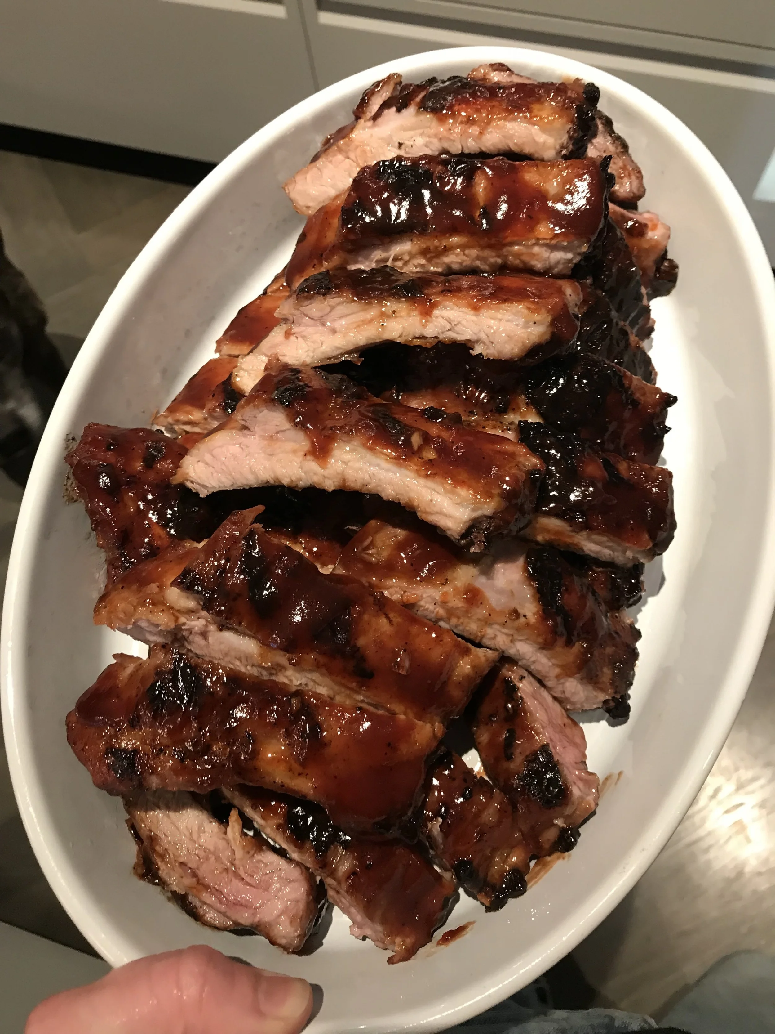 Beer Braised BBQ Ribs
