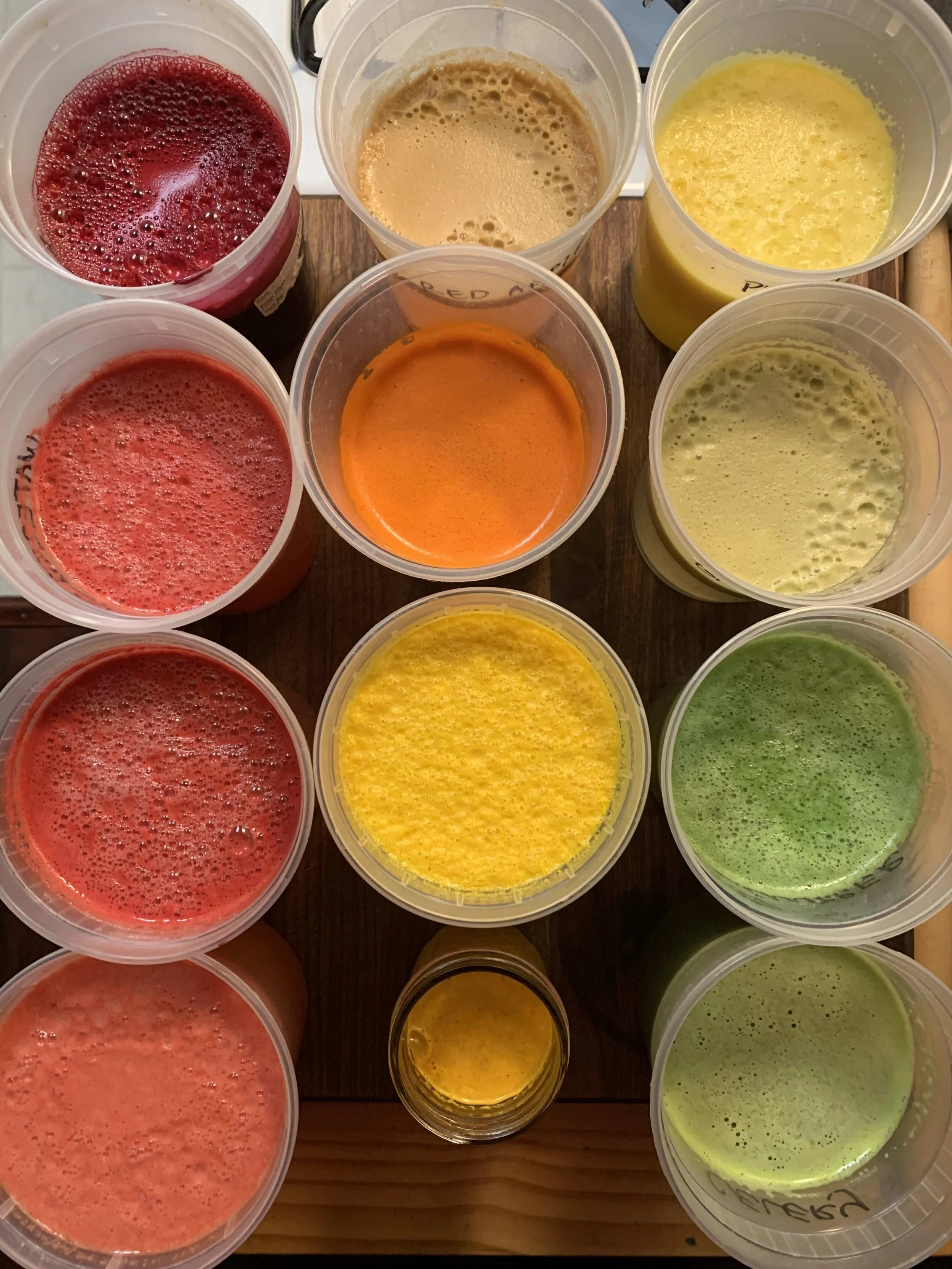 Fresh Fruit and Vegetable Juices