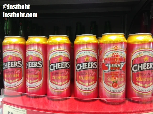  Cheers Strawberry for sale 50 baht per can 