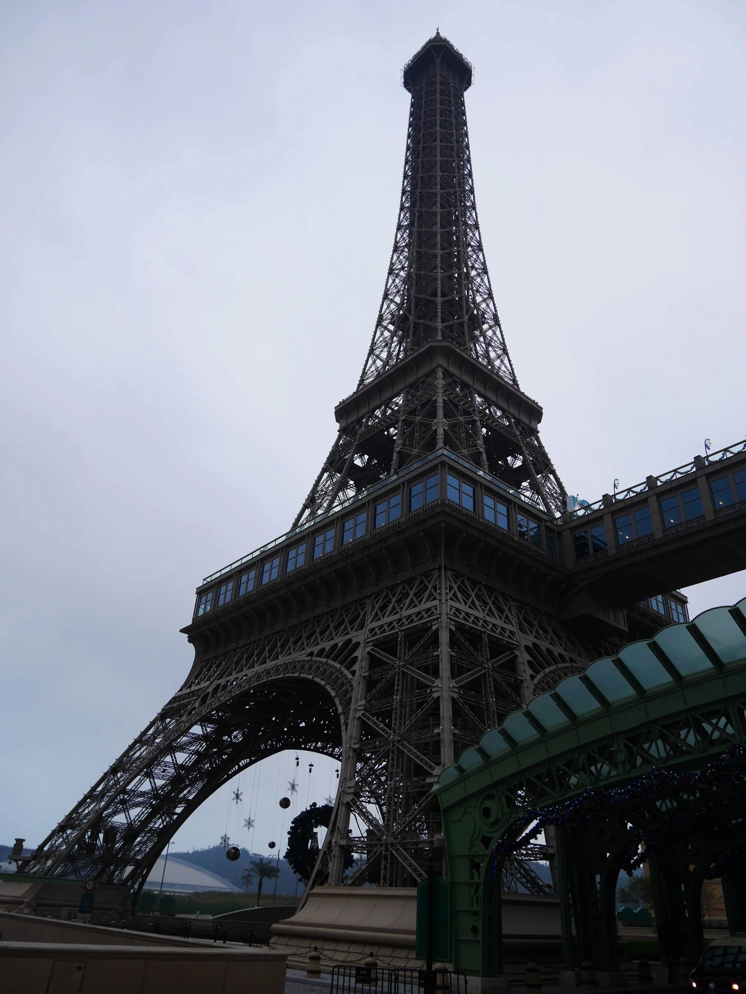  the half-scale Eiffel Tower at the Parisian Macau 