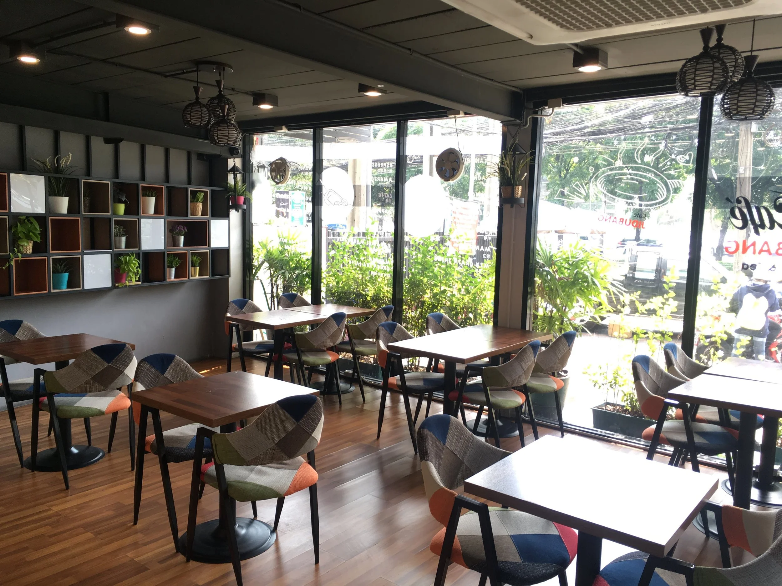  a small cafe inside the JidubanG Korean Market, Bangkok, Thailand 
